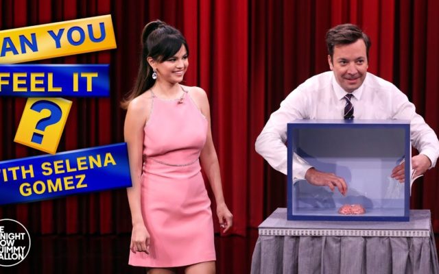 Selena Gomez Plays Can You Feel It with Jimmy Fallon