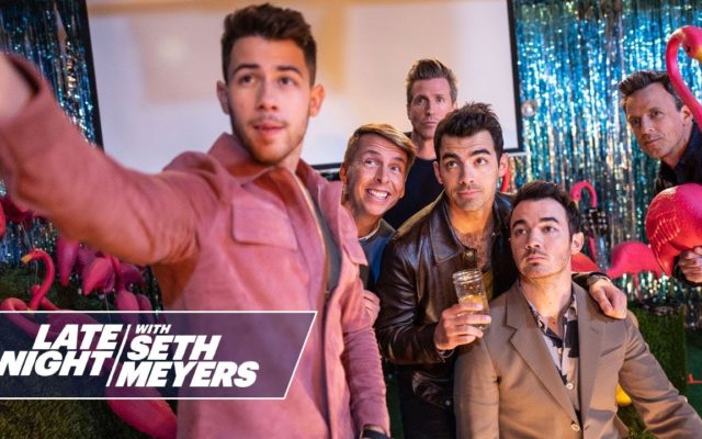 The Jonas Brothers Go Day Drinking With Seth Meyers
