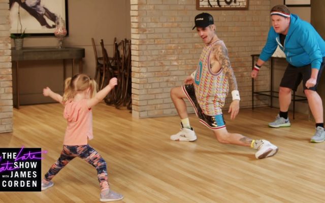 Justin Bieber and James Corden take Dance Class Taught by Toddlers