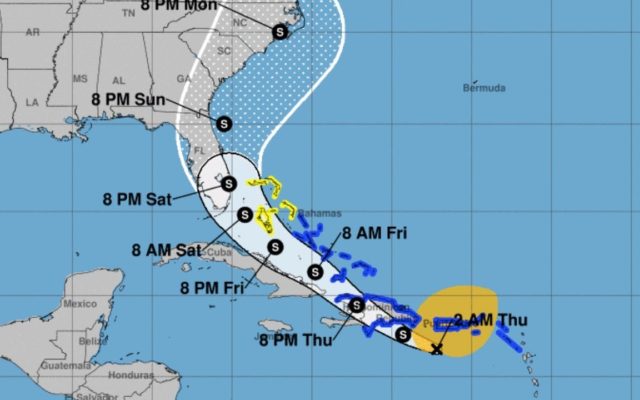 Hurricane Warnings Issued for Parts of the Carolinas
