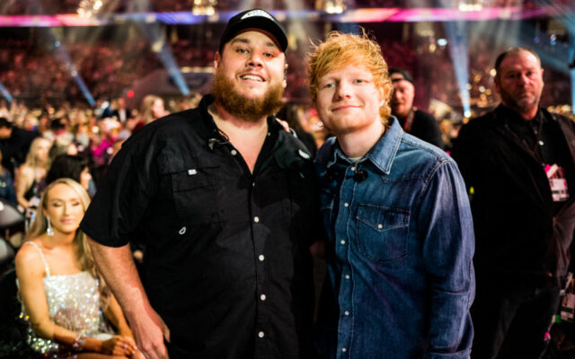 Luke Combs Hilariously Teaches Ed Sheeran How To Shotgun A Beer